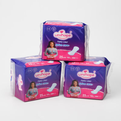 quality 155mm Panty Liner à usage unique imprimé souple Anion Pad sanitaire pour les femmes Performance factory